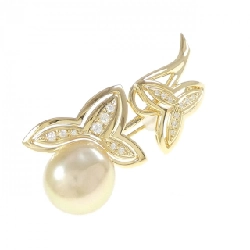 Bông tai ngọc trai trắng Mikimoto