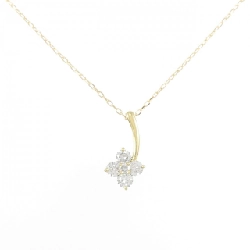 K18YG Hoa Kim Cương Dây Chuyền 0.50CT - Hàng hiệu Chính hãng