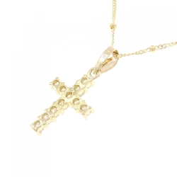 K18YG Dây chuyền kim cương chéo 0.3CT - Hàng hiệu Chính hãng 866282