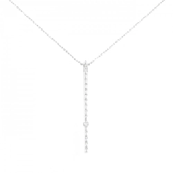 K18WG Dây chuyền kim cương 0.20CT - Hàng hiệu Chính hãng