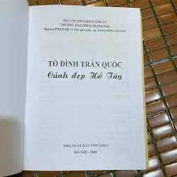 TỔ ĐÌNH TRẤN QUỐC, CẢNH ĐẸP HỒ TÂY, bản bìa cứng, xuất bản năm 2008 529676