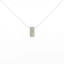 Dây chuyền Sapphire K18WG 0.80CT - Hàng hiệu Chính hãng