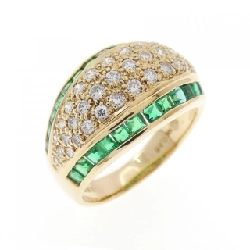 Nhẫn Emerald 18KYG 0.86CT - Hàng hiệu Chính hãng