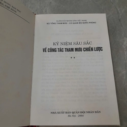 KỶ NIỆM SÂU SẮC VỀ CÔNG TÁC THAM MƯU CHIẾN LƯỢC 538965