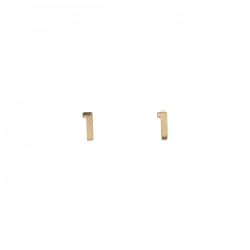 K18YG Số 1 Bông tai - Hàng hiệu Chính hãng