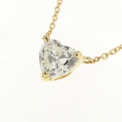 K18YG Dây chuyền kim cương 0.578CT I SI1 hình trái tim - Hàng hiệu Authentic 874882