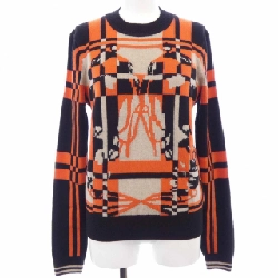 HERMES BRIDES DE GALA TARTAN 3H2620DD Áo len - Hàng hiệu Chính hãng