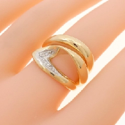 Nhẫn kim cương K18YG/PT900 - Hàng hiệu Authentic 854175