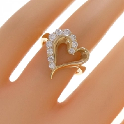 Nhẫn kim cương hình trái tim K18YG 0.50CT - Hàng hiệu Chính hãng 852748