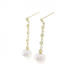 K18YG Bông tai ngọc trai Akoya 7.1mm - Hàng hiệu Chính hãng 872290