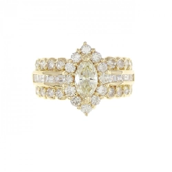 Nhẫn kim cương K18YG 1.57CT 672268