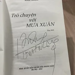 Anh Ngọc - trò chuyện với mưa xuân - bìa cứng, khổ lớn  713075