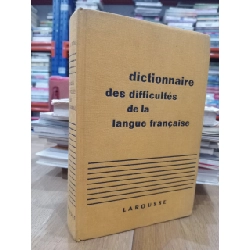 Dictionnaire des difficultés de la langue francaise 533762