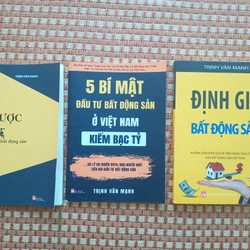 Bộ 3 sách Bất động sản: Định giá BĐS + 5 bí mật đầu tư BĐS +Câu chuyện được mất trong BĐS