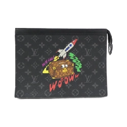 Túi xách Louis Vuitton Monogram Eclipse (Holiday) Pochette Voyage MM M80914 - Hàng hiệu Chính hãng