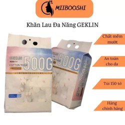 Khăn giấy bịch 500g Geklin 150 tờ

 136635