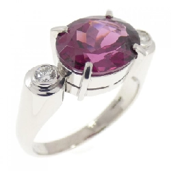 Nhẫn Garnet PT900 3.15CT - Hàng hiệu Chính hãng