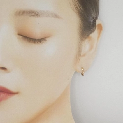 Bông tai hoop 750PG - Hàng hiệu Authentic 865525