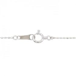 K18WG Dây chuyền kim cương chéo 0.30CT - Hàng hiệu chính hãng 861296