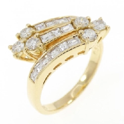 Nhẫn kim cương K18YG 0.36CT