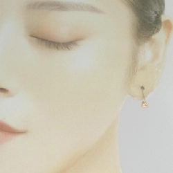 K14PG Bông tai hình trái tim - Hàng hiệu Chính hãng 862887