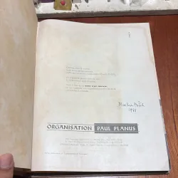 II Sách Ngoại Văn (Tiếng Pháp): L'ORGANISATION DE L'ENTREPRISE ET L'IMPRIMÉ - 1960