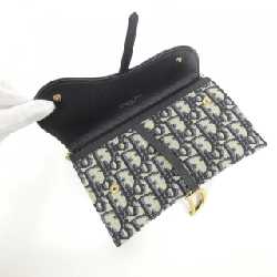 Christian Dior DIOR OBLIQUE Saddle S5614CTZQ Chain Wallet 622285