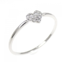 Nhẫn kim cương hình trái tim K18WG 0.05CT - Hàng hiệu Chính hãng