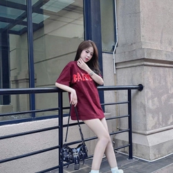 ÁO THUN NỮ OVERSIZE BALENCIAGA - CHẤT NGẦU, MẶC LÊN LÀ CHẤT 538951