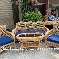 Bộ bàn ghế sofa mây phòng khách 458215