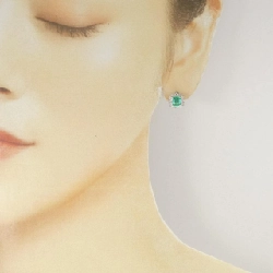 PT900 Bông tai Ngọc lục bảo 0.97CT - Hàng hiệu Chính hãng 871145