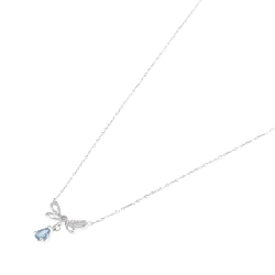 K18WG Blue Topaz Necklace - Hàng hiệu Authentic 865038