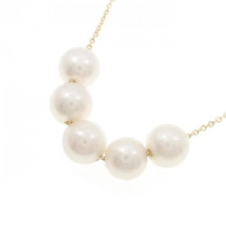 K18YG Ngọc trai Akoya Dây chuyền 6.7mm - Hàng hiệu Chính hãng 856511