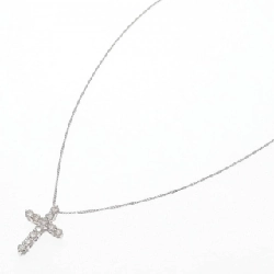 K18WG Dây chuyền kim cương chéo 1.00CT - Hàng hiệu Chính hãng 857495