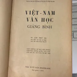 VIỆT NAM VĂN HỌC GIẢNG BÌNH - PHẠM VĂN DIÊU 733608