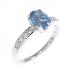 Nhẫn Aquamarine 750WG