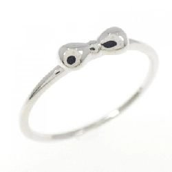 K18WG Nhẫn Ruy Băng - Hàng hiệu Chính hãng