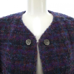 【Mã giảm giá】【Cổ điển】Áo khoác không cổ CHANEL 643220