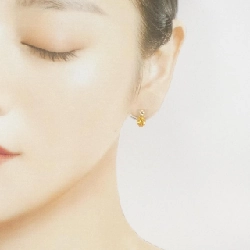 K18YG Citrine Bông tai - Hàng hiệu Chính hãng 866227