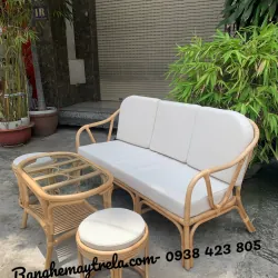 Sofa mây phòng khách lưng V 592980