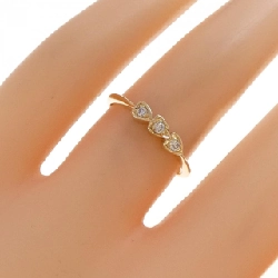 Nhẫn kim cương hình trái tim K18YG 0.06CT - Hàng hiệu Chính hãng 853610