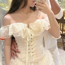 set ao corset gấm  530459