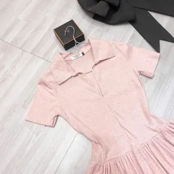Váy Đầm cổ khóa kéo dáng xòe 569237