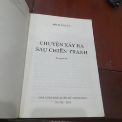 Bích Thuận - CHUYỆN XẢY RA SAU CHIẾN TRANH 518698
