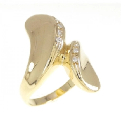 Nhẫn kim cương K18YG 0.08CT