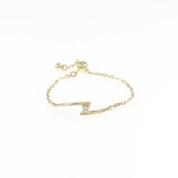 Nhẫn kim cương K10YG 0.01CT - Hàng hiệu chính hãng