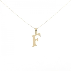 K18YG Chữ cái F Dây chuyền - Hàng hiệu Chính hãng
