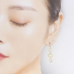 K18YG Bông tai - Hàng hiệu Authentic 873835