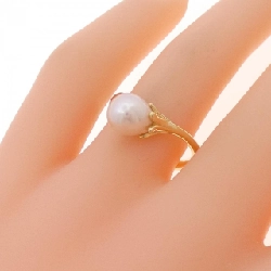 Nhẫn ngọc trai nước ngọt K18YG - Hàng hiệu Authentic 853440