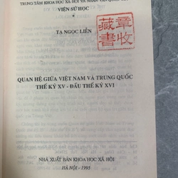 Quan hệ giữa Việt Nam và Trung Quốc thế kỷ XV - Đầu thế kỷ XVI 276760